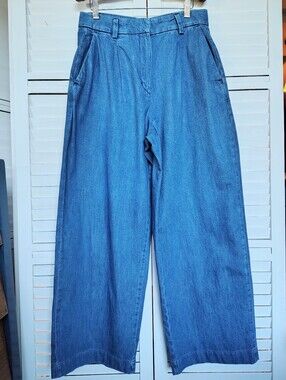 Old Navy Wide Leg Extra High Rise Adjustable Waist jeans